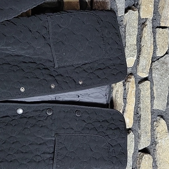 Women's  Black Quilted Jacket Size Small - Picture 2 of 11